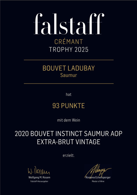 Crémant de Loire Extra-Brut Instinct 2020 - Bouvet Ladubay (75cl)